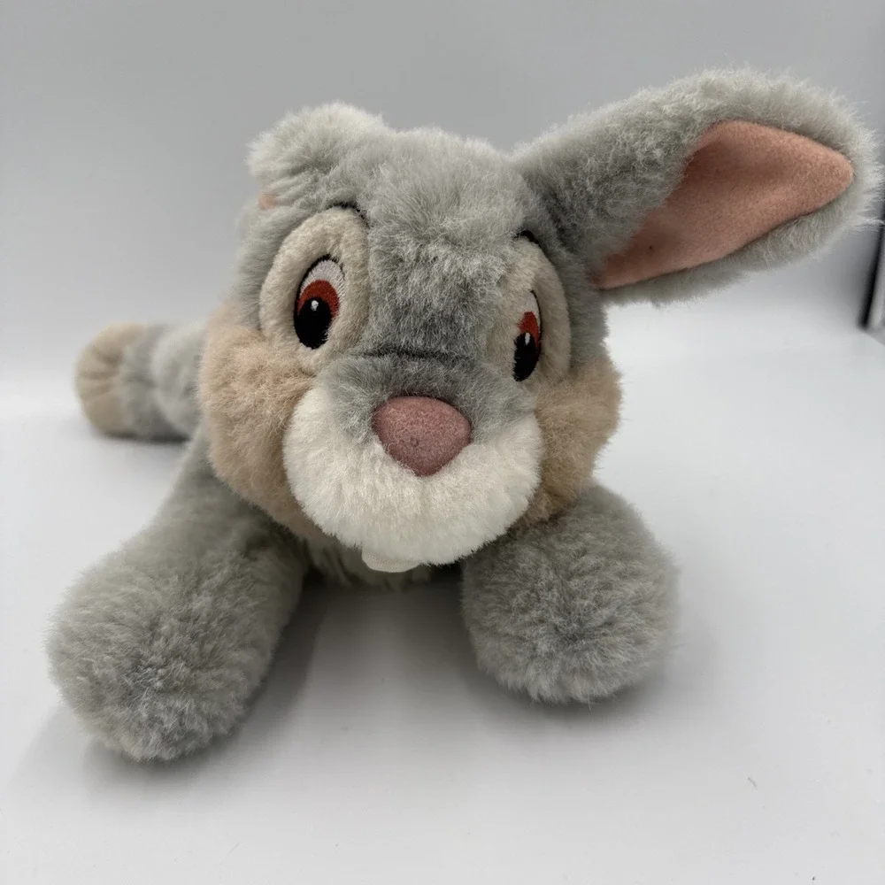 RARE Vintage Disney Store Exclusive Bambi Thumper Soft Plush Toy 11